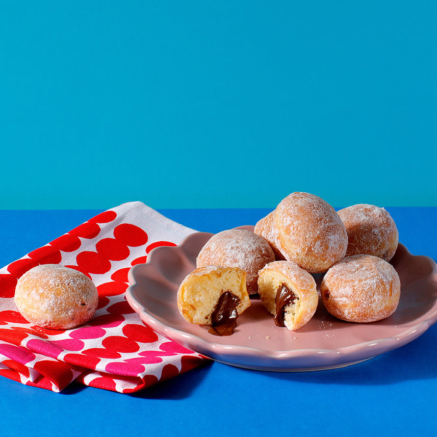 Choco-Hazelnut Mini Beignets