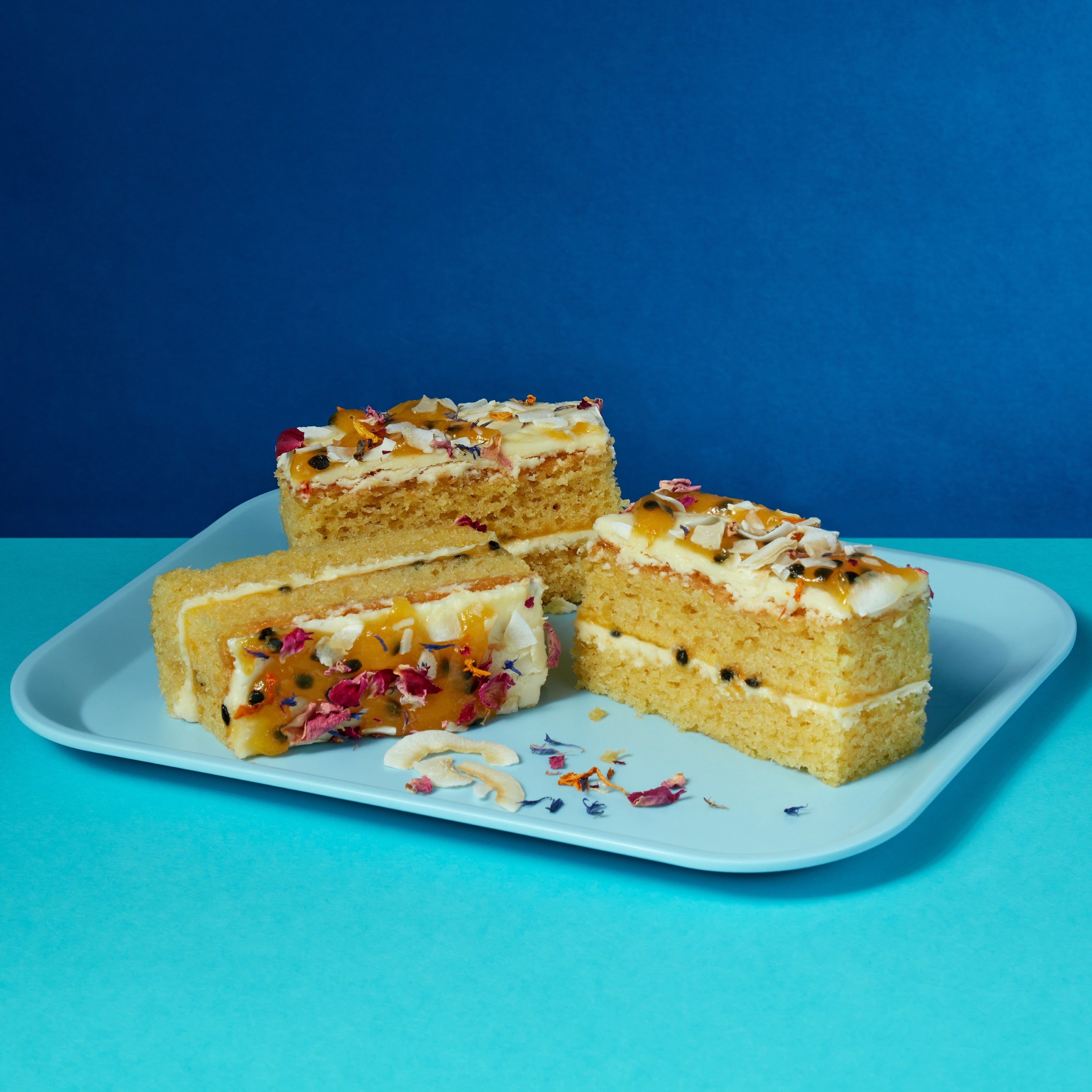 Passionfruit & Coconut Traycake