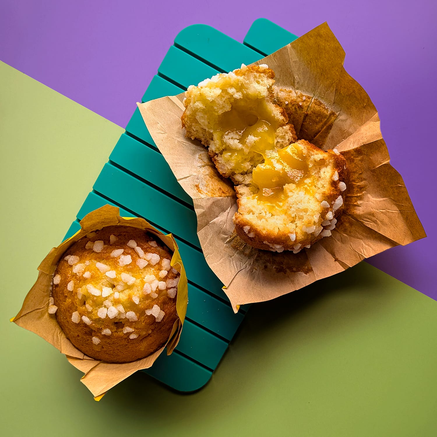 The Big Lemon and Apple Muffin