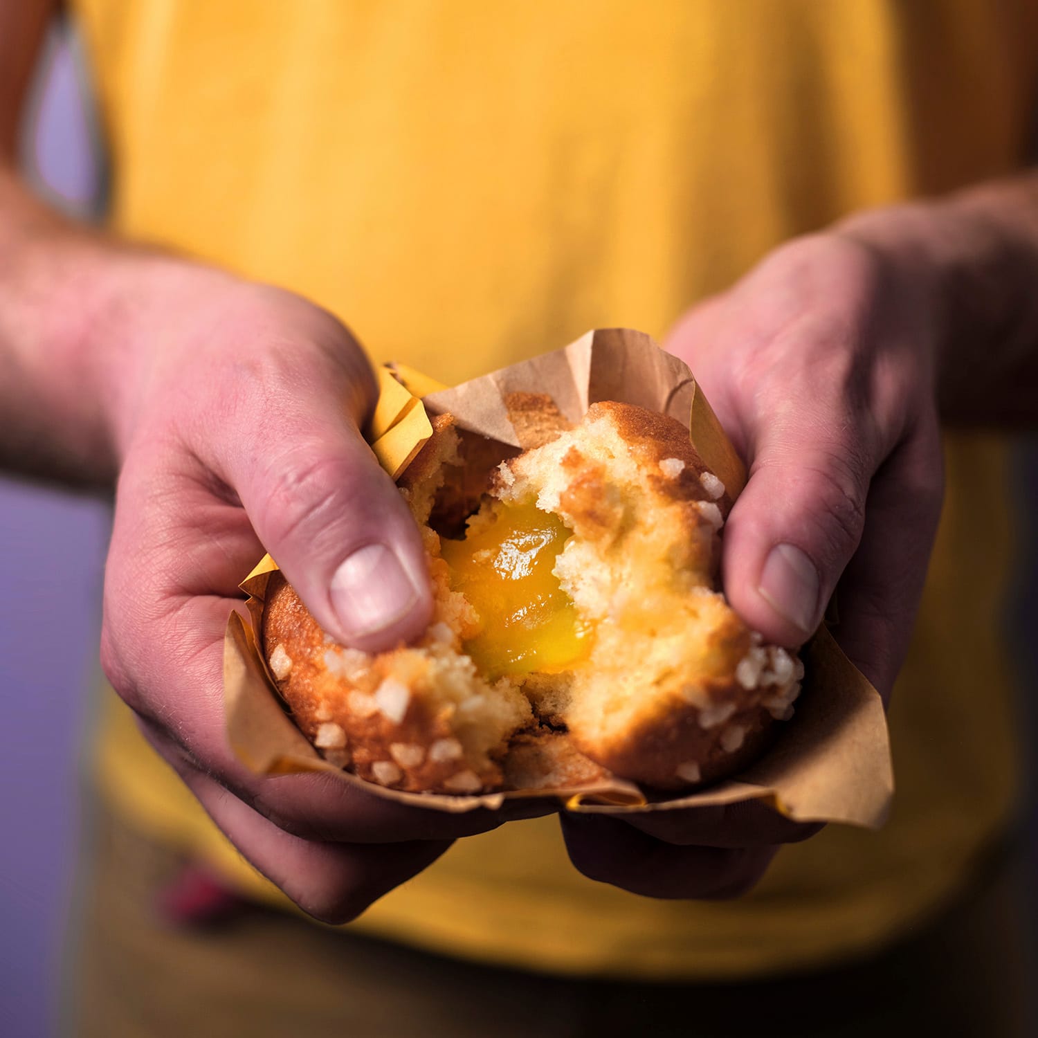 The Big Lemon and Apple Muffin